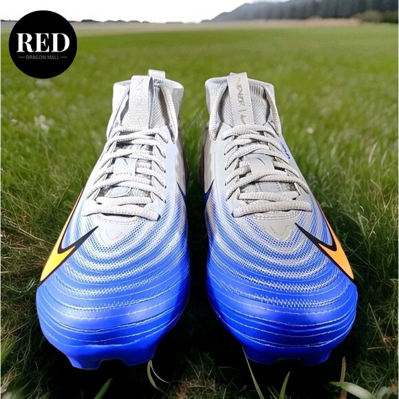 Nike Air Zoom Vapor Pro 1 Grey Blue Football Cleats FB3298 001 - Men\'s Size 8.5 main image 11